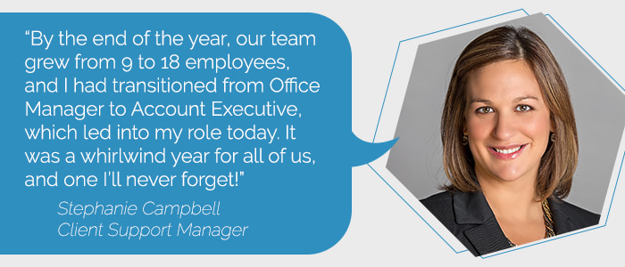 Stephanie Campbell, Client Support Manager
